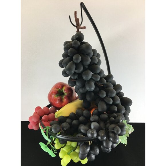 Vintage Fake Realistic Artificial Faux Fruit Mix Plastic Rubber Home Decor - Picture 3 of 16